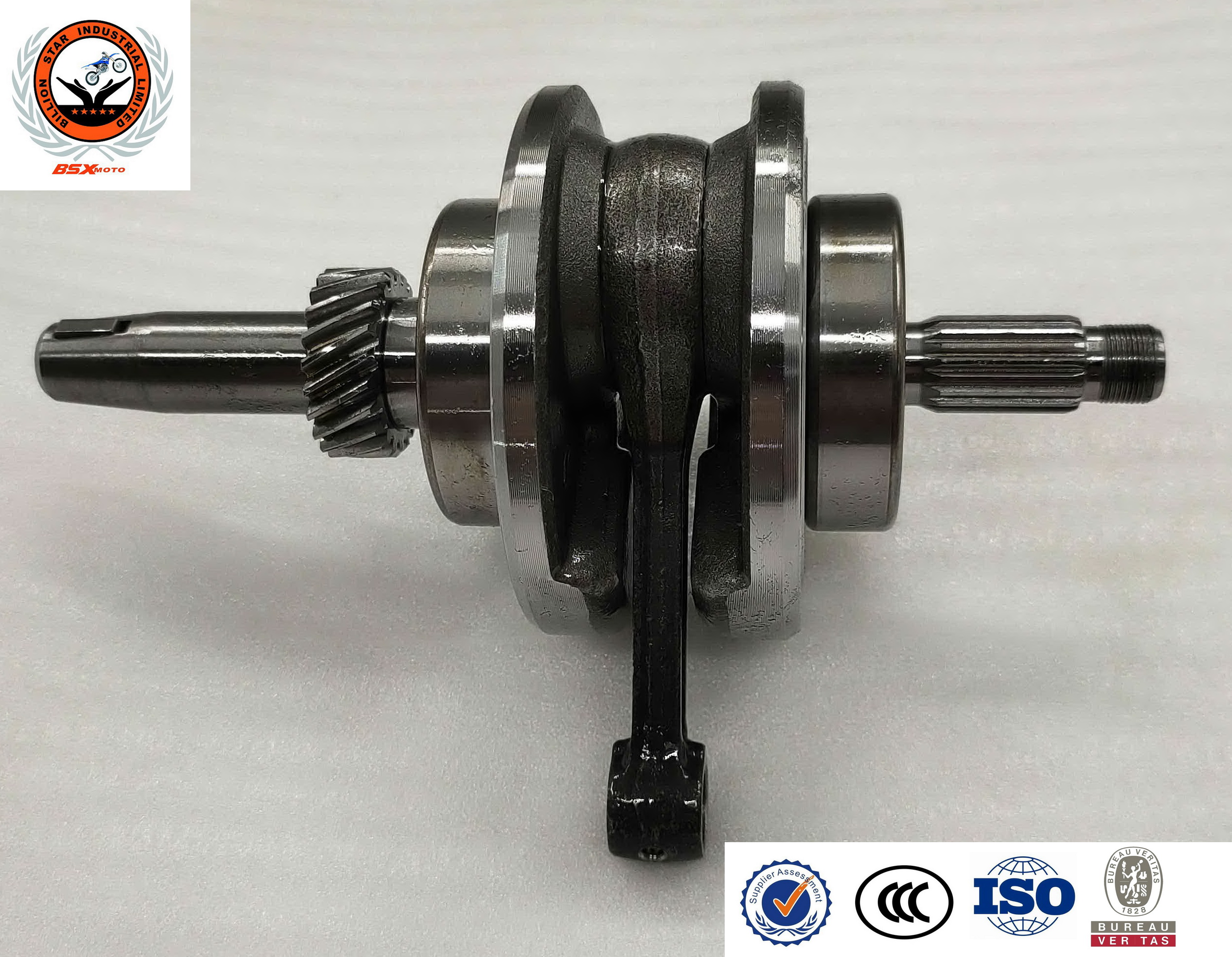 Brand new Motorcycle Crankshaft Assembly Bearings Engine Custom OEM Item Time Parts Color Accept